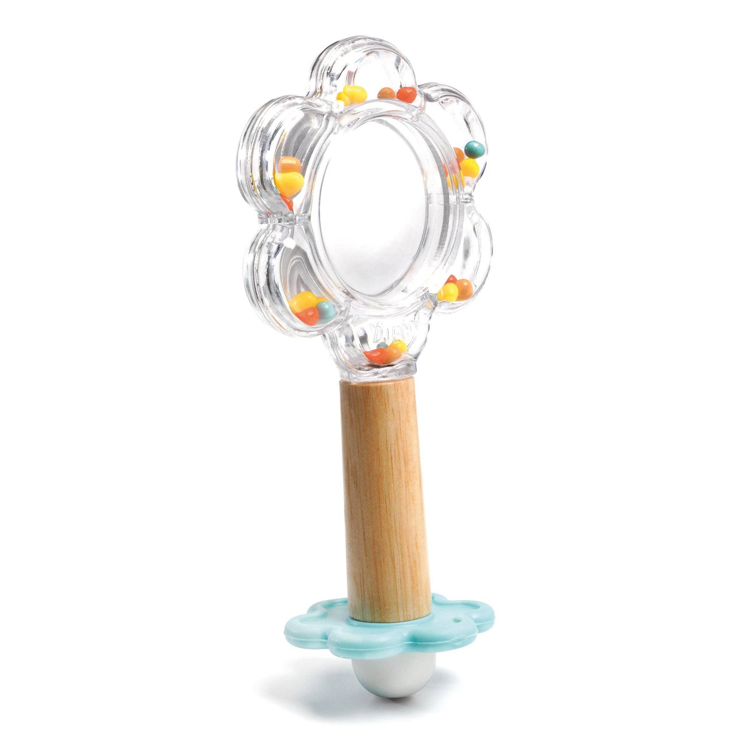 Baby White Baby Flower rattle