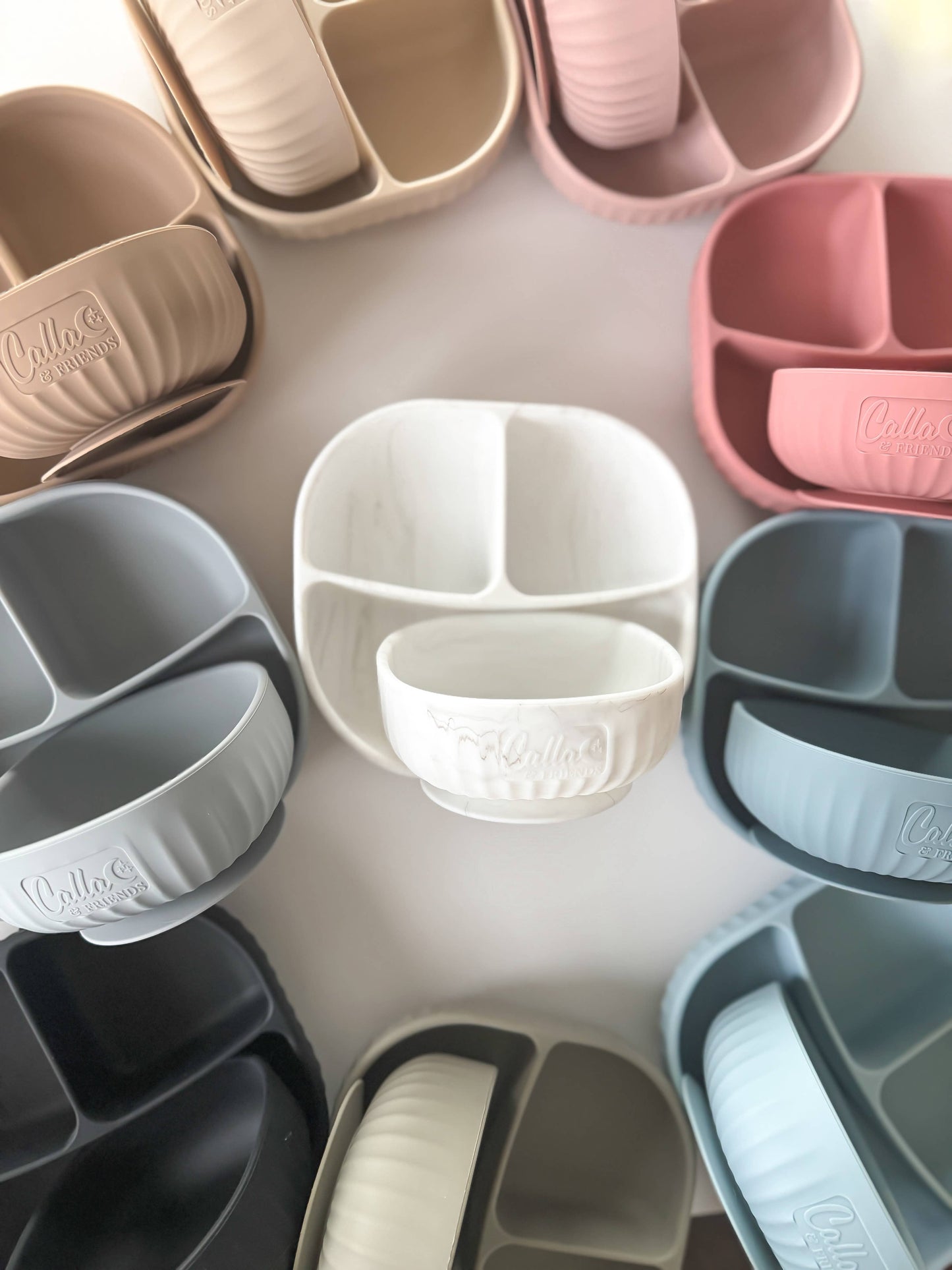 The Isla Plate: Marble White