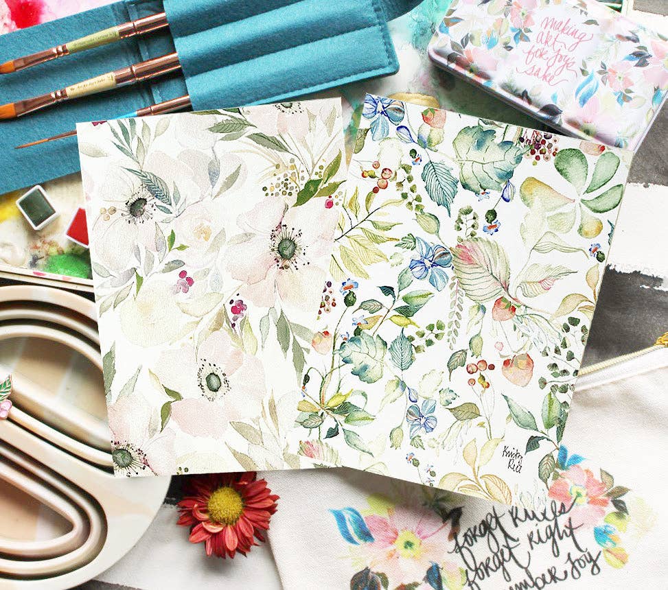 The Ready For Joy Empty Watercolor Palette - Dahlias