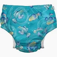 Ocean fish Boys Print Snap Reusable Swim Diaper