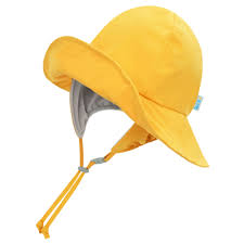 Jan & Jul - Waterproof Rain Hat - Yellow