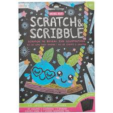 Ooly Mini Scratch & Scribble Art Kit: Lil Juicy