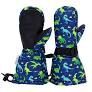 Jan & Jul - Snow Mittens - Green Dinosaur