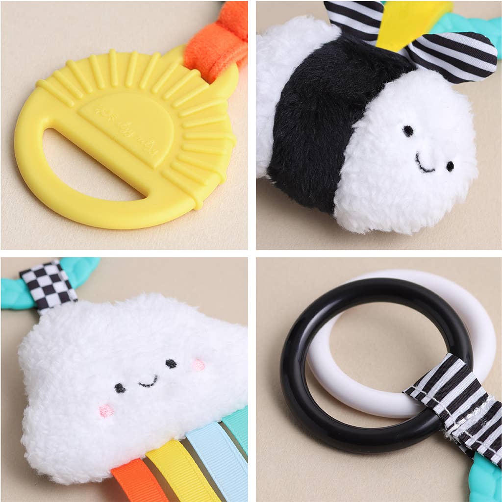 *NEW OPTION* Bitzy Busy Ring™ Teething Activity Toy: Veggie