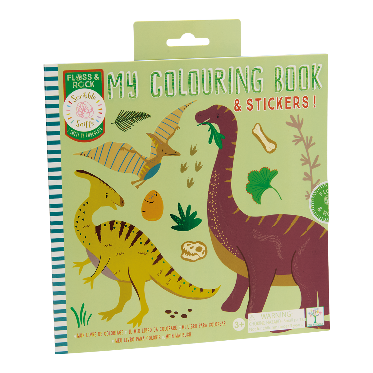 Scribble Sniffs Dinosaur My Coloring Book