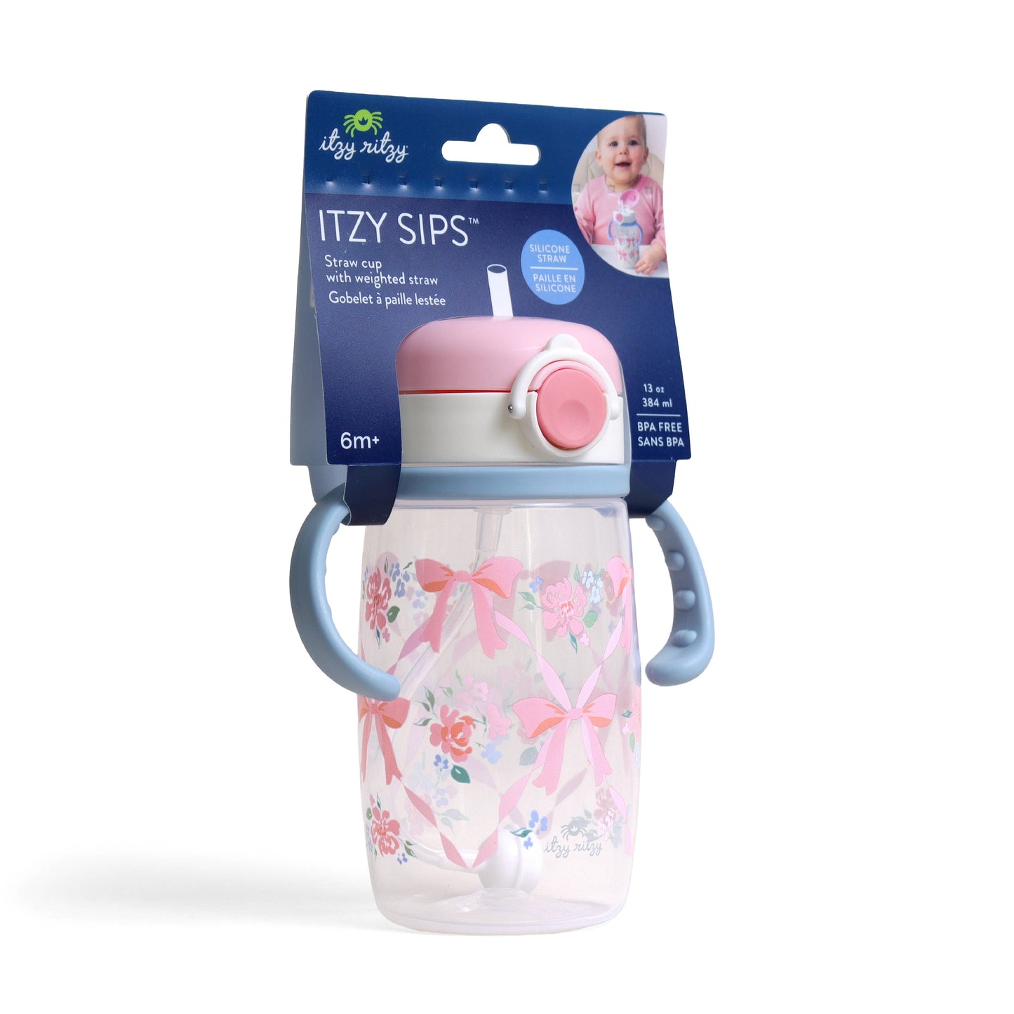 *NEW OPTIONS* Itzy Sips™ - Straw Cup With Snap-Close Lid: Woodland