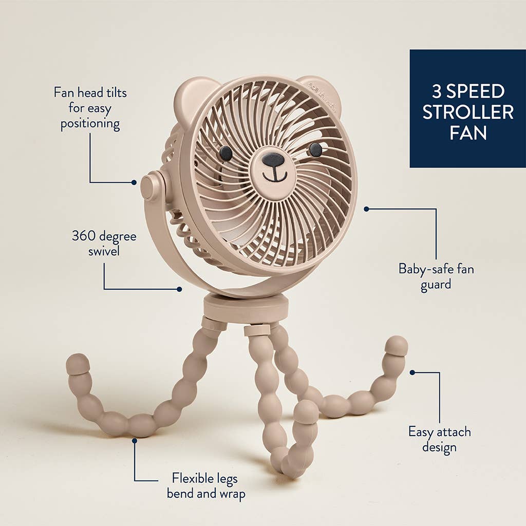 *NEW* Itzy Breeze 3-Speed Stroller Fan™: Taupe