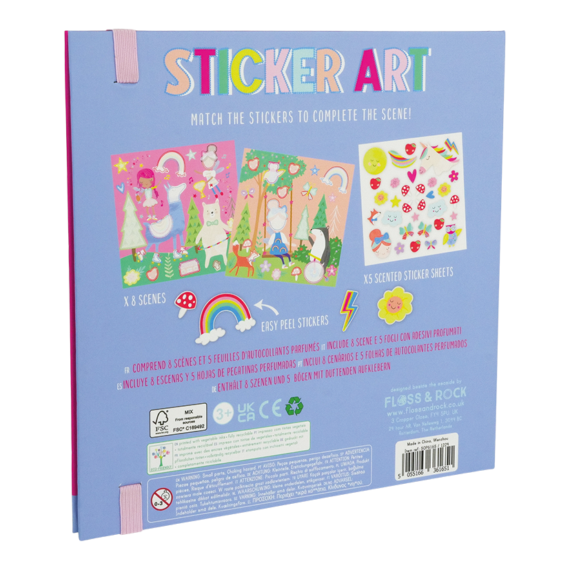 Rainbow Fairy Sticker Art