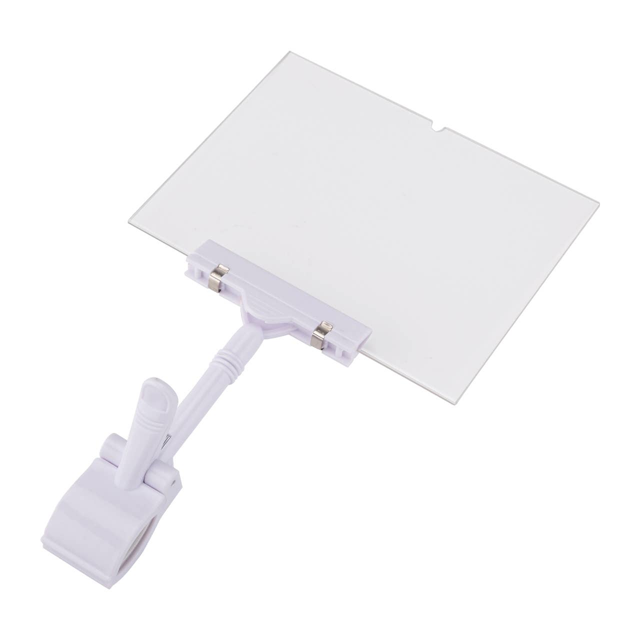 5" X 7" Acrylic Sign Holder With Clamp