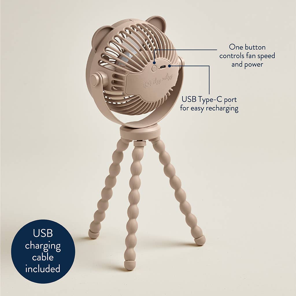 *NEW* Itzy Breeze 3-Speed Stroller Fan™: Taupe