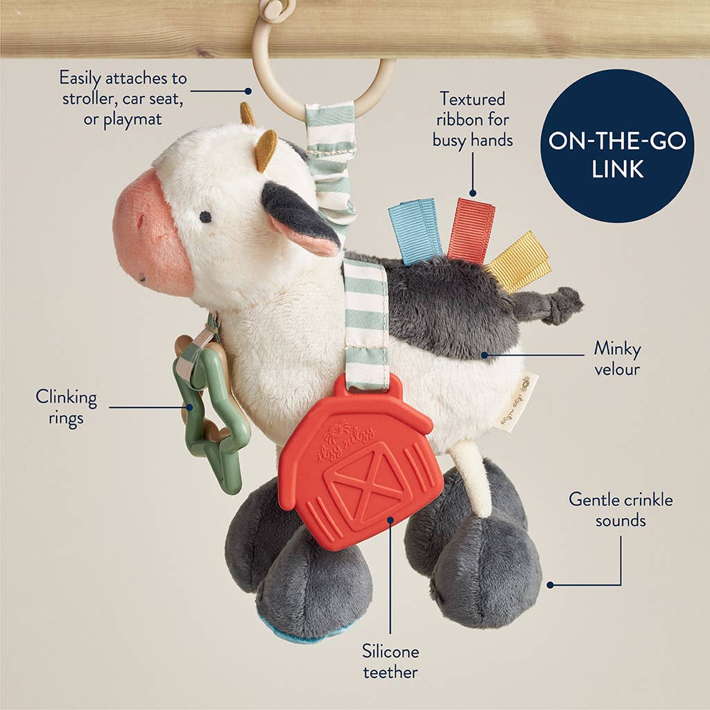 *NEW* Cow Itzy Friends Link & Love™ Activity Plush Itzy Ritzy