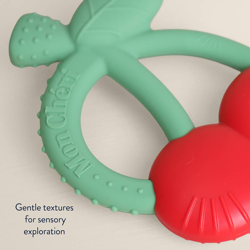 "NEW" Bitzy Shake™ - Silicone Teether with Rattle: Goose