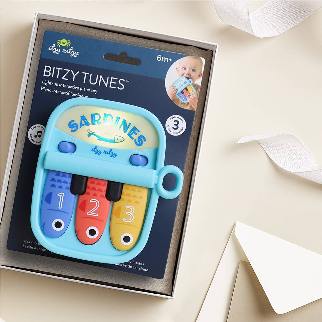 *NEW* Bitzy Tunes™ Sardines - Light-up Interactive Piano Toy