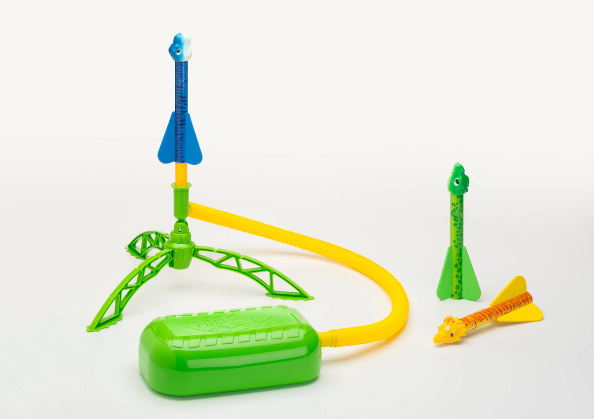 Dino-SOAR Stomp Rocket Kit - 3 Rockets
