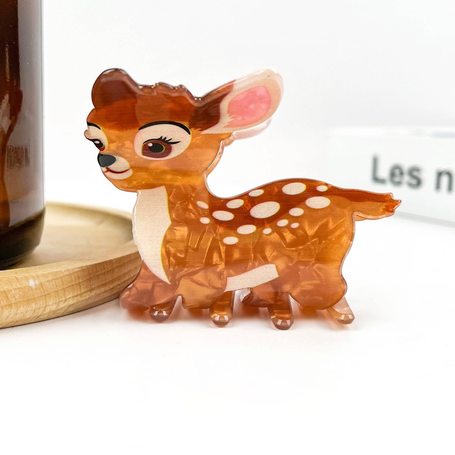 Cute Reindeer Hair Claw Clip, Christmas Deer Hair Clip: Deer