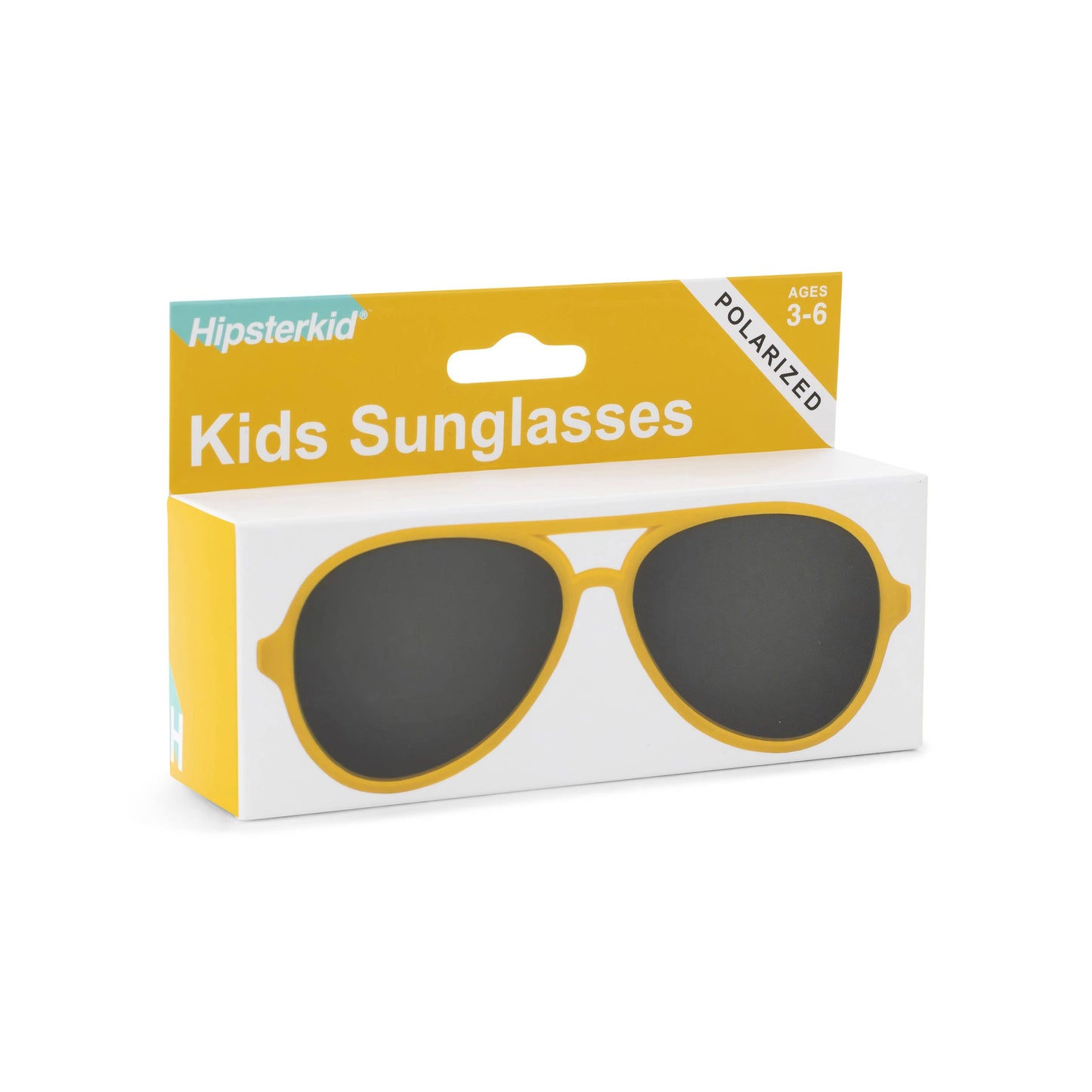 Hipsterkid Baby & Kids Sunglasses – Polarized, UV Protective | Mustard: Kids: 3-6 years