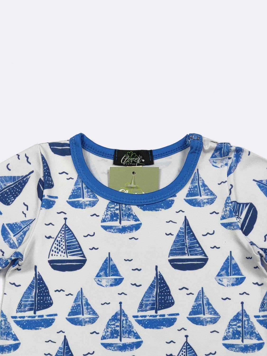 Sailboat Boy Romper: 12/24 mo