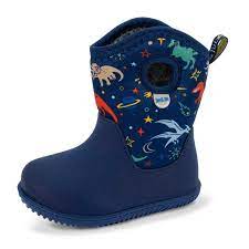 Jan & Jul - Toasty Dry Lite Winter Boots - Space Dinos