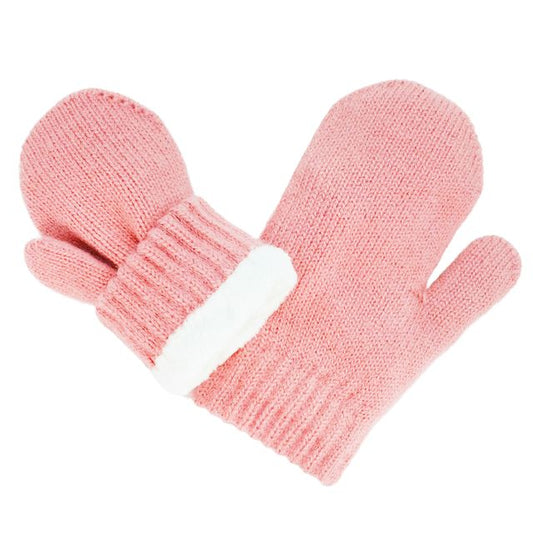 Jan & Jul - Knit Mittens - Dusty Pink