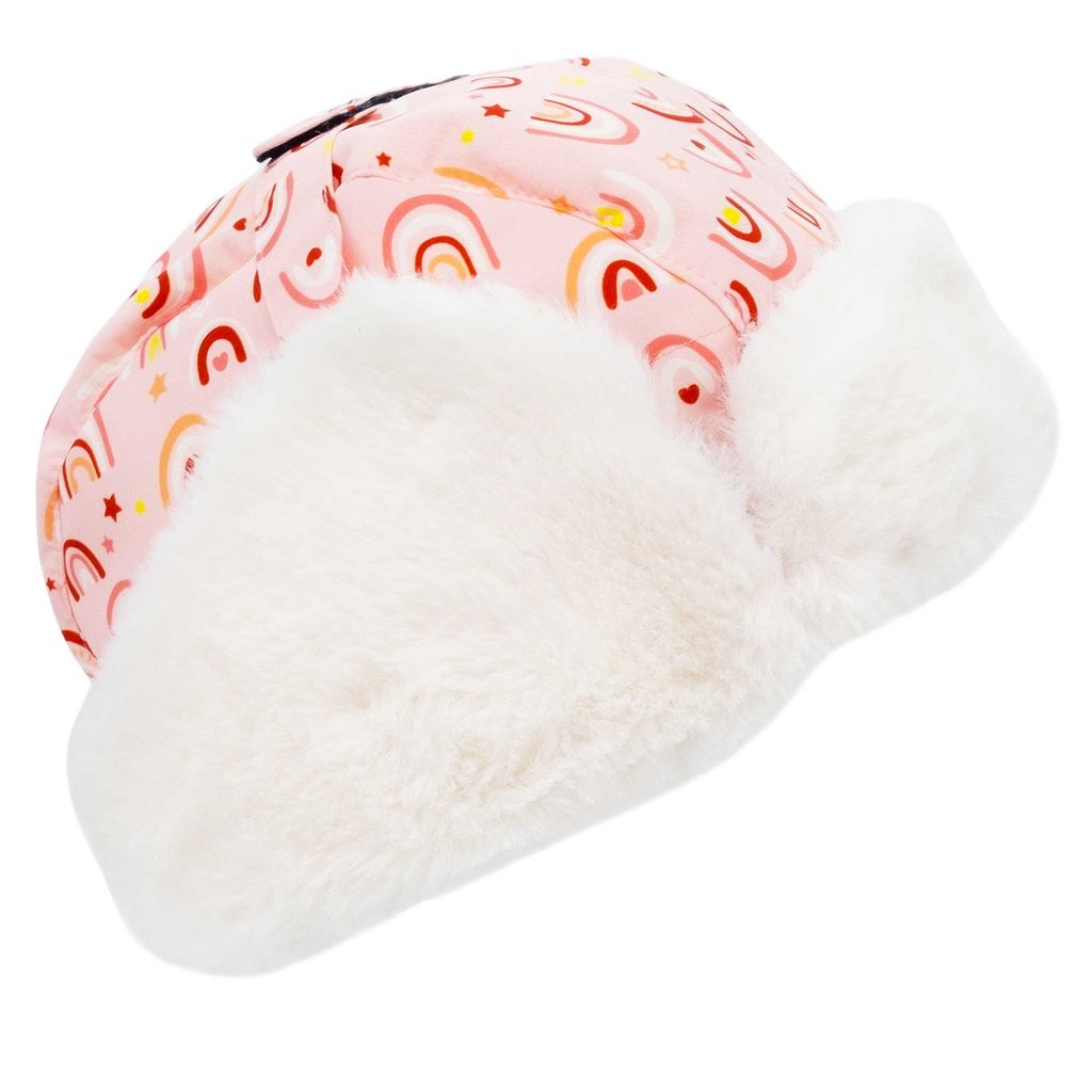 Jan & Jul - Pink Rainbow - Toasty-Dry Trapper Hat