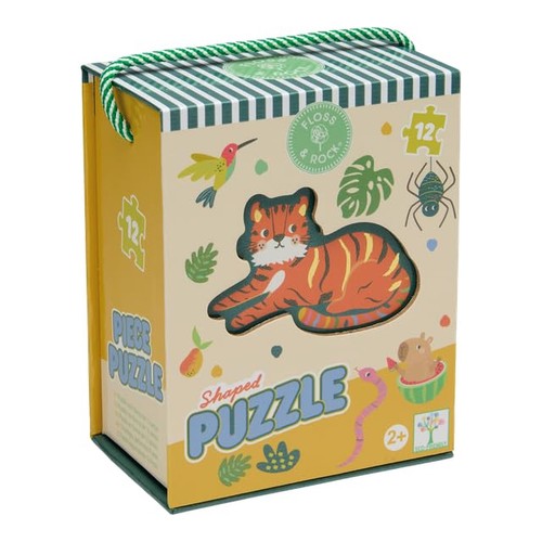 Jungle Shaped Jigsaw Puzzle 12pc