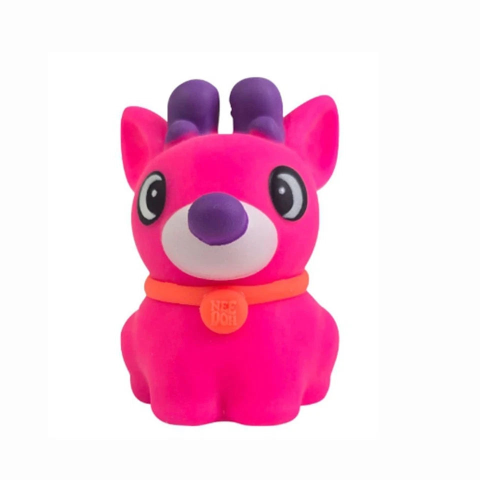 Nee Doh Squisher the Reindoh Deer Nee-Doh Needoh Sensory Squishmas Winter Squish Toy