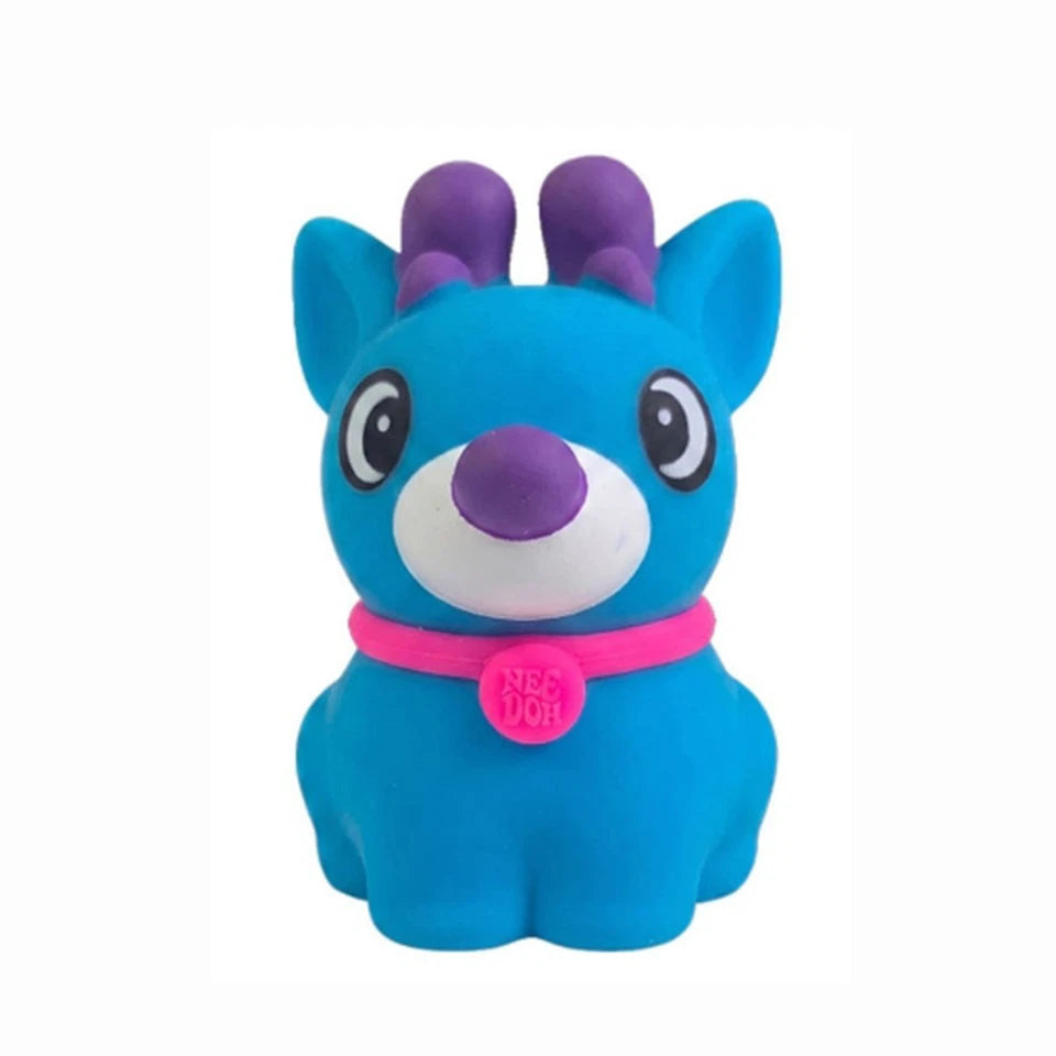 Nee Doh Squisher the Reindoh Deer Nee-Doh Needoh Sensory Squishmas Winter Squish Toy