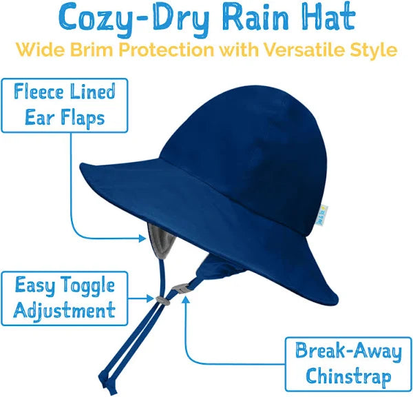Jan & Jul - Waterproof Rain Hat - Yellow
