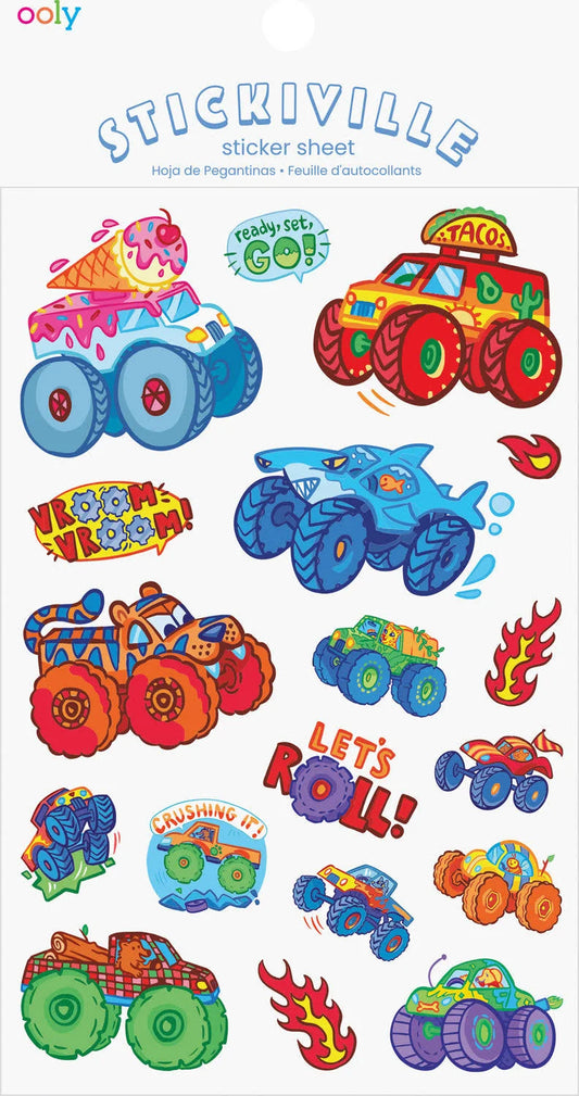 Stickiville Monster Truck Stickers