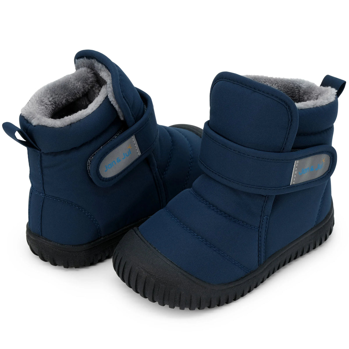 Jan & Jul -  Velcro Toasty Dry Winter Boots - Blue