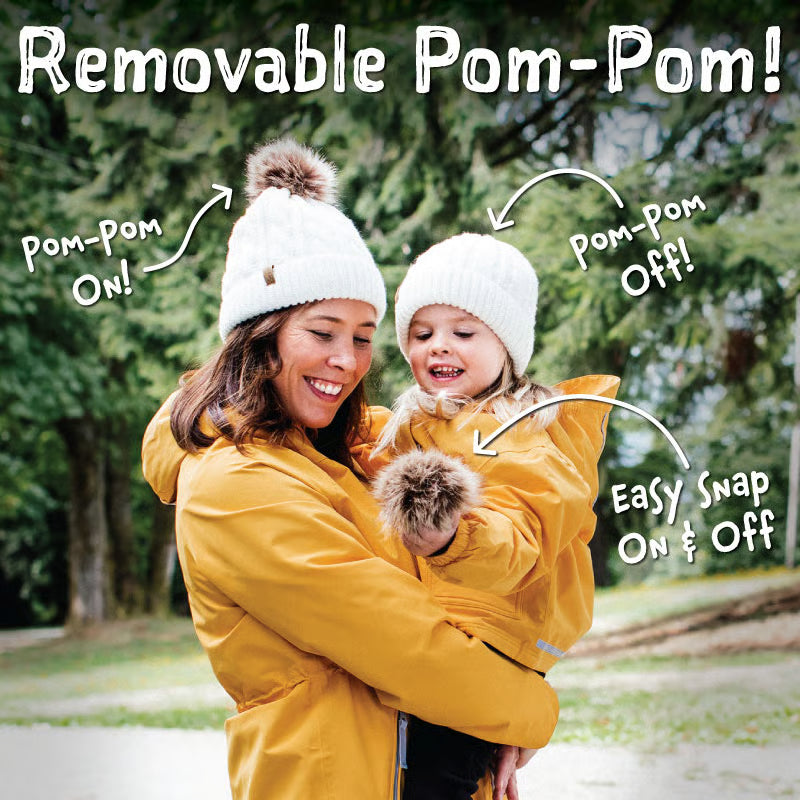 Jan & Jul - Cable Knit Beanie - Cream