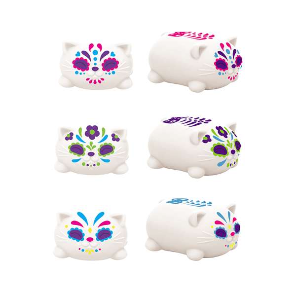 NeeDoh Color Sugar Skull Cats