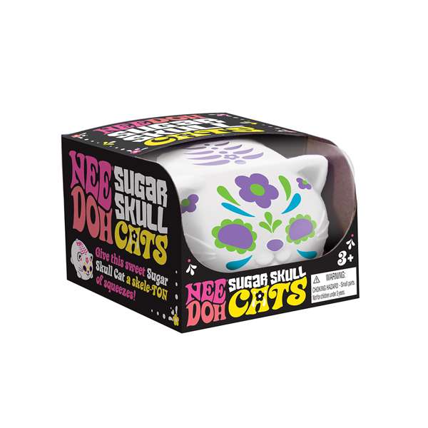 NeeDoh Color Sugar Skull Cats